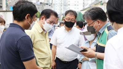 최대호 안양시장, 정부에 특별재난지역 선포 요청