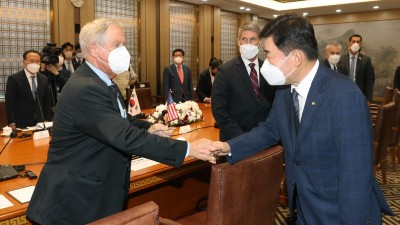 김진표 국회의장, 미국 연방 하원의원 대표단 접견