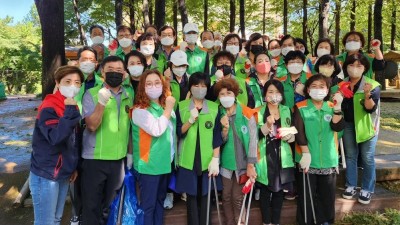 깨끗한 마을서 행복한 마음으로 명절 보내세요... 정왕본동 통장협의회, 추석맞이 환경정화 집중