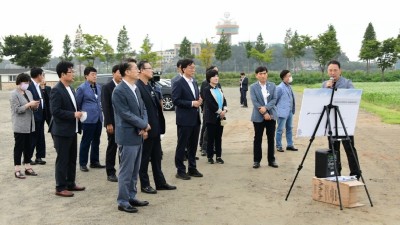 이민근 안산시장, 대부도에서 민선8기 첫 현장 간부회의 개최