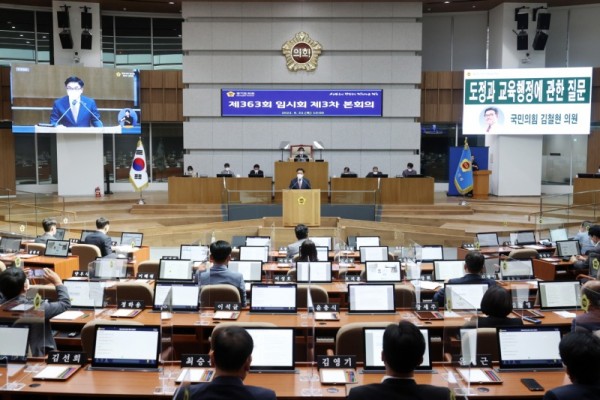 220922 김철현 의원, 道 민생경제 회복을 위한 도정질문 실시 (2).JPG