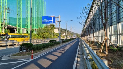 용인특례시, 석성로1㎞ 이팝나무-사철나무 숲길로