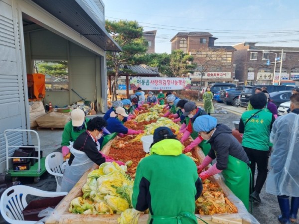 14. 이동읍 새마을부녀회가 ‘사랑의 김장 나눔 행사’를 열고 소외계층 200여 가구에 김장김치를 전달했다..jpg