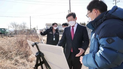 “백암면 팜 앤 포레스트 내년 착공 목표로 신속 추진해 달라”