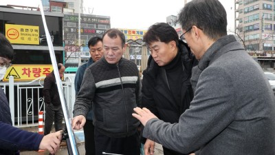 하은호 군포시장 주요 사업현장 방문 나서