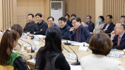 염태영 경제부지사, 팔달산상인회 만나 옛 경기도청 인근 활성화 방안 마련에 나서