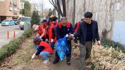 부천 오정동, 지역 주민과 새봄맞이 거리 환경정비 실시