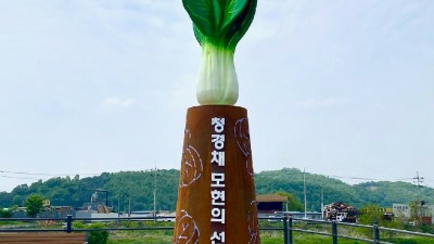 처인구 모현읍, 청경채의 고장 대형 조형물 설치