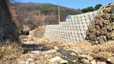 용인특례시, 작년 수해 하천 90%까지 복구했다