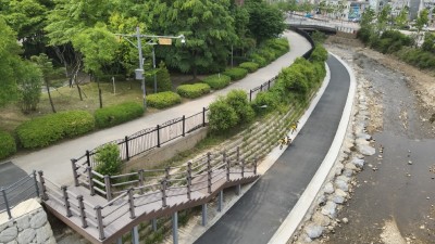 용인특례시, 마북천 산책로 1.35km 모든 구간 연결했다