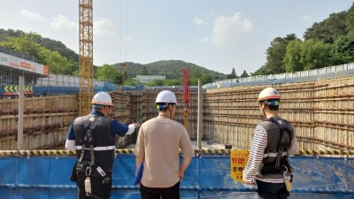 용인특례시, 여름 집중호우 대비‘공사장 안전점검’총력