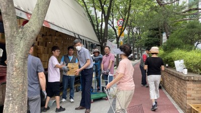 의왕시 내손1동 주민자치회, 농산물 직거래장터 운영