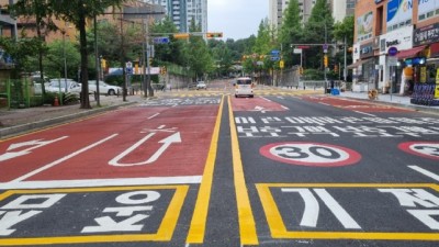 기흥구, 독정·동막·석성초등교 통학길‘노란색 횡단보도’선제적 설치