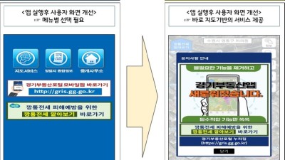 ‘경기부동산’ 앱, 더 쉽고 빨라졌다 … 지도 기반으로 기능 개편