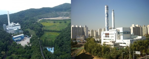 4. 용인특례시가 기존의 처인구 포곡읍 금어리 용인환경센터(사진 왼쪽)와 수지구 풍덕천동 수지환경센터(오른쪽)에 이어 새 소각시설 건립에 나선다..jpg