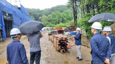 경기도, 풍수해 대비 공공건축물 건립 현장 안전 점검. 미비 사항 조치 완료