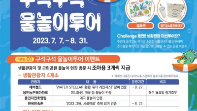 용인특례시, 여름철 물만났네 ‘미션투어 이벤트’ 7일부터 도전하세요