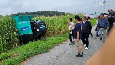 용인특례시, 4억원 들여 구입한 사료용 옥수수 수확기 축산농가 임대