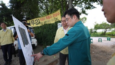 오병권 경기도 행정1부지사, 과천시 폭염 대응 현장 점검