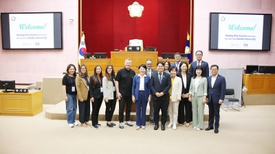 시승격 50주년 기념 국제자매도시 대표단, 안양시의회 방문