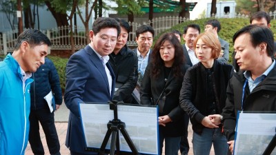 이상일 용인특례시장, 초중고 학부모 간담회에 이어 학교 주변 현장 방문해 환경 및 시설 개선 노력