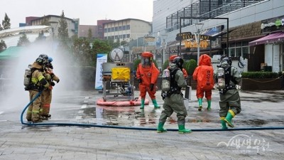 부천시, 소방서와 재난상황 긴급구조 합동훈련 실시