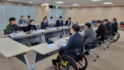 박재용, 김재훈 의원, 경기도장애인생산품판매시설 운영 개선을 위한 정담회 참석