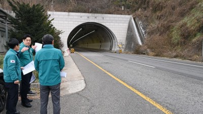 오병권 행정1부지사, 포천시 도로 살얼음 대비 현장점검