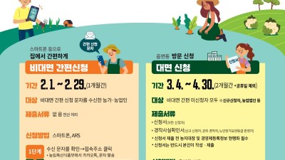 2024년 기본형 공익직불금 신청하세요!