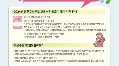 수원시, 출산 1개월 이내 산모 대상 전동 유축기 1개월 무상 대여