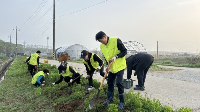 갯골생태공원 가는 길, 꽃으로 ‘활짝’