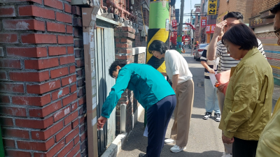 군포시 여름철 풍수해 사전대비 재해취약지역 현장점검