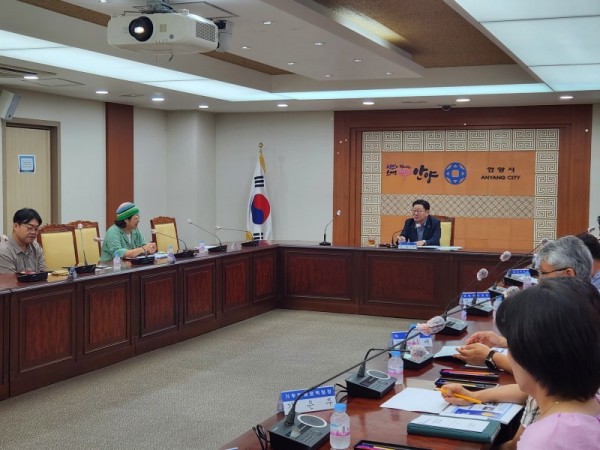 안양시는 29일 오전 10시 시청 전자회의실에서 안양시 환경교육계획 수립 용역 중간보고회를 개최했다 (1).jpg