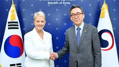 조태열 외교장관, 유엔 세계식량계획(WFP) 사무총장 면담