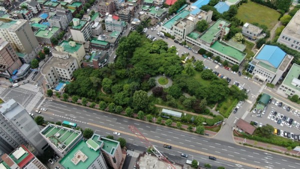 농림축산검역본부 부지 내 녹지공간 전경 사진.JPG
