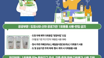 (2024년 결산-기후 1) 도민과 함께하는 기후위기 대응…경기도의 1회용품 없는 세상 만들기