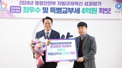 안양시, 행안부 지방규제혁신 성과평가 전국 유일 2년 연속 ‘최우수’