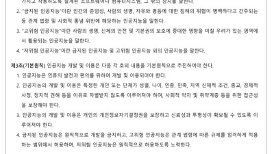 경기연구원, AI 기본법 및 조례 연구를 통한 법제도 개선 방안 제시