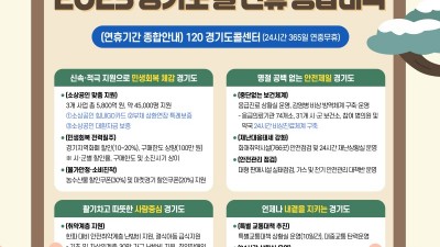 “모두에게 닿는 민생회복, 온기를 나누는 특별한 연휴” 경기도, 2025년 설 연휴 종합대책 추진