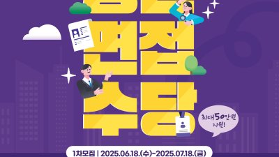 경기도, 연 최대 50만 원 청년 면접수당 지원. 7월 18일까지 신청접수